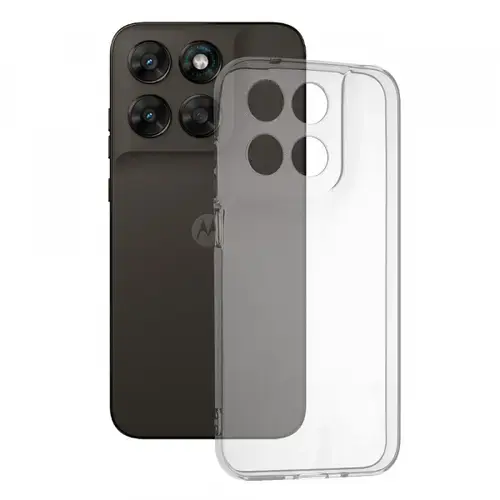 Husa pentru Motorola Moto G77 / G67, Techsuit, Clear, Transparent