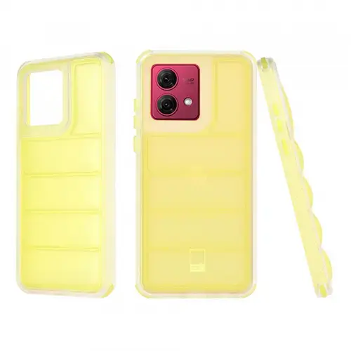 Husa pentru Motorola Moto G84, Techsuit, Wave Shield, Galbena