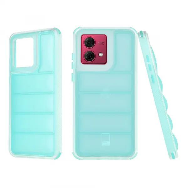 Husa pentru Motorola Moto G84, Techsuit, Wave Shield, Turcoaz