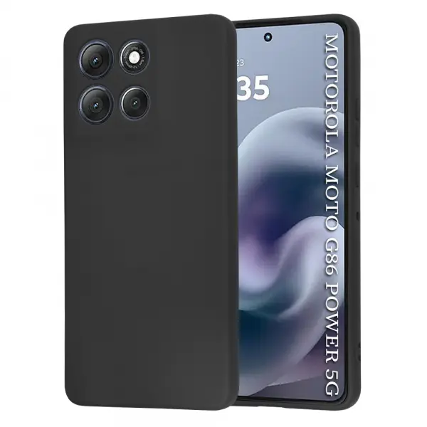 Husa pentru Motorola Moto G86 Power, Techsuit, SoftFlex, Neagra