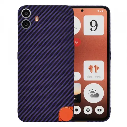 Husa pentru Nothing CMF Phone 1, Techsuit, Carbonite FiberShell, Mov