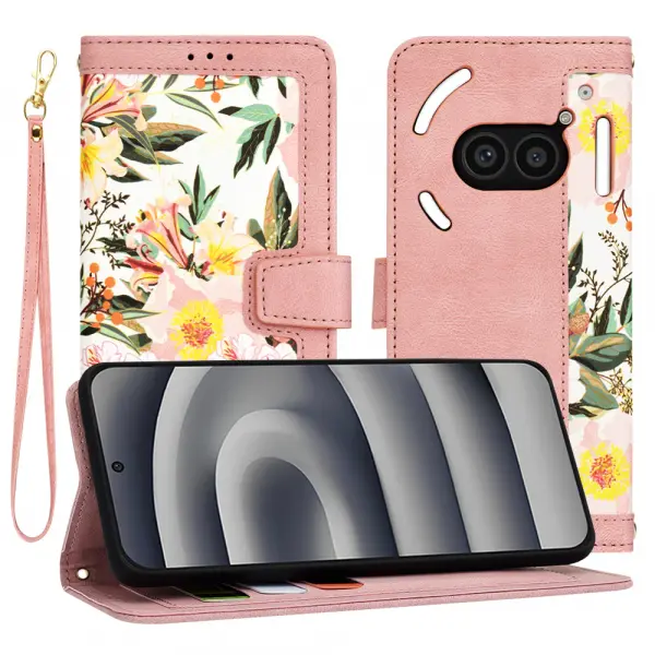 Husa pentru Nothing Phone (2a) Plus / Phone (2a), Techsuit, FlipCraft, Roz