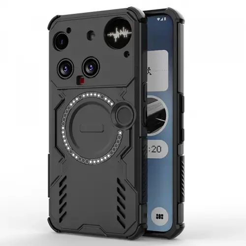 Husa pentru Nothing Phone (3), Techsuit, ArmorMag, Neagra