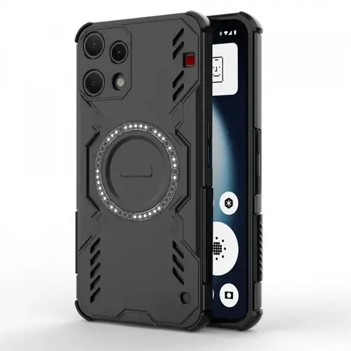Husa pentru Nothing Phone (3a) Lite, Techsuit, ArmorMag, Neagra