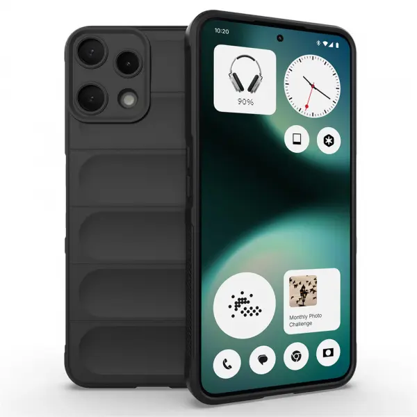 Husa pentru Nothing Phone (3a) Lite, Techsuit, Magic Shield, Neagra