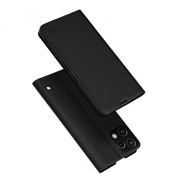 Husa pentru Nothing Phone (3a) Lite, Techsuit, Magskin Book, Neagra
