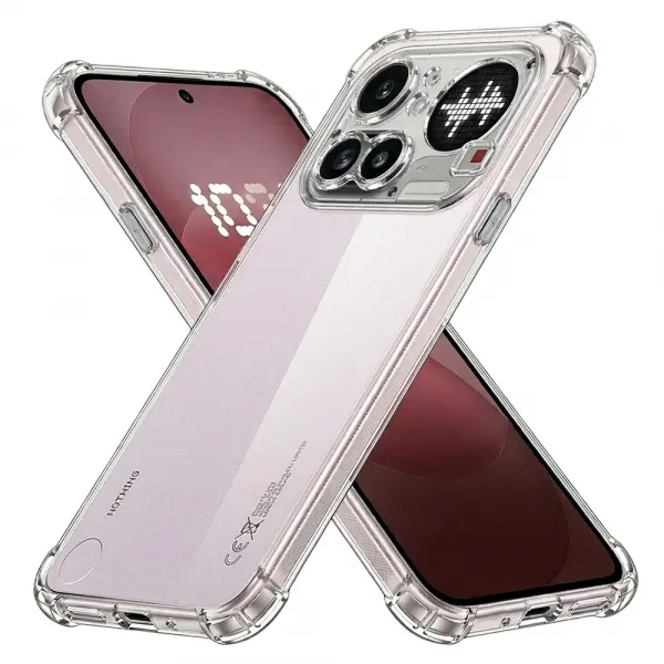 Husa pentru Nothing Phone (4a) Pro, Techsuit, Shockproof Clear, Transparenta
