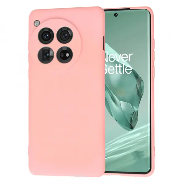 Husa pentru OnePlus 12, Techsuit, SoftFlex, Roz Deschis