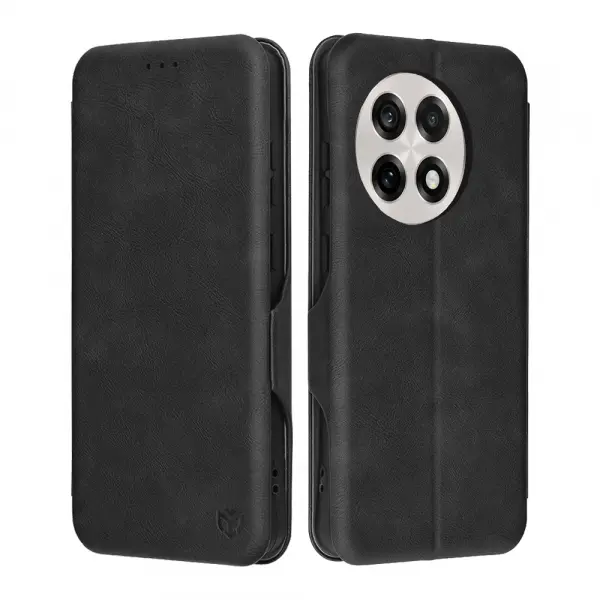 Husa pentru OnePlus 13R, Techsuit, Safe Wallet Plus, Neagra