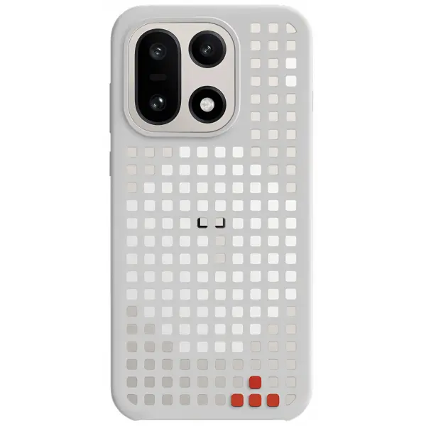 Husa pentru OnePlus 15, Hole Pattern Magnetic, Gri 5431102022