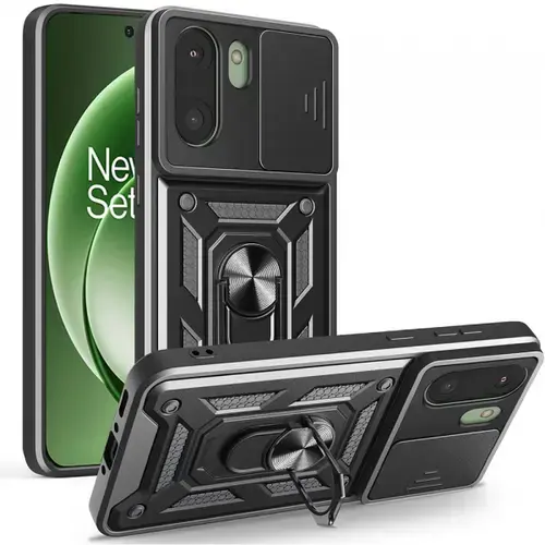 Husa pentru OnePlus 15R, Techsuit, CamShield, Neagra