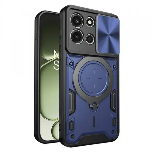 Husa pentru OnePlus Nord 6, Techsuit, CamGuard Pro, Albastru