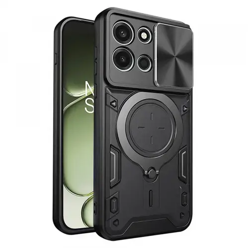 Husa pentru OnePlus Nord 6, Techsuit, CamGuard Pro, Negru