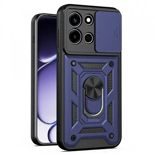 Husa pentru OnePlus Nord 6, Techsuit, CamShield, Albastru