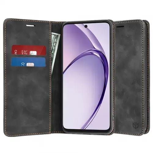 Husa pentru Oppo A3 4G / A3, Techsuit, Confy, Neagra