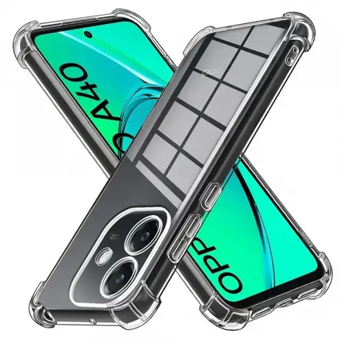 Husa pentru Oppo A3 4G, Techsuit, Shockproof Clear, Transparenta