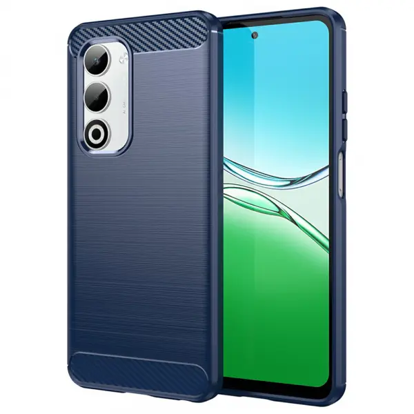 Husa pentru Oppo A5 4G, Techsuit, Carbon, Albastra