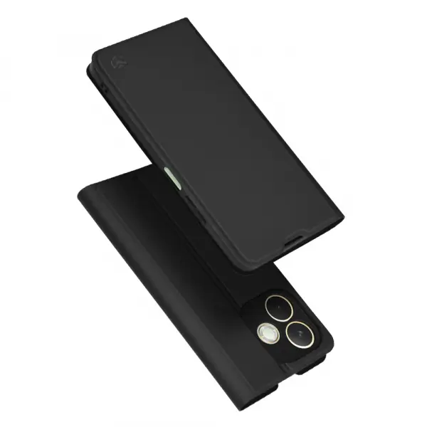 Husa pentru Oppo A5 Pro 4G / A5 Pro, Techsuit, Magskin Book, Neagra