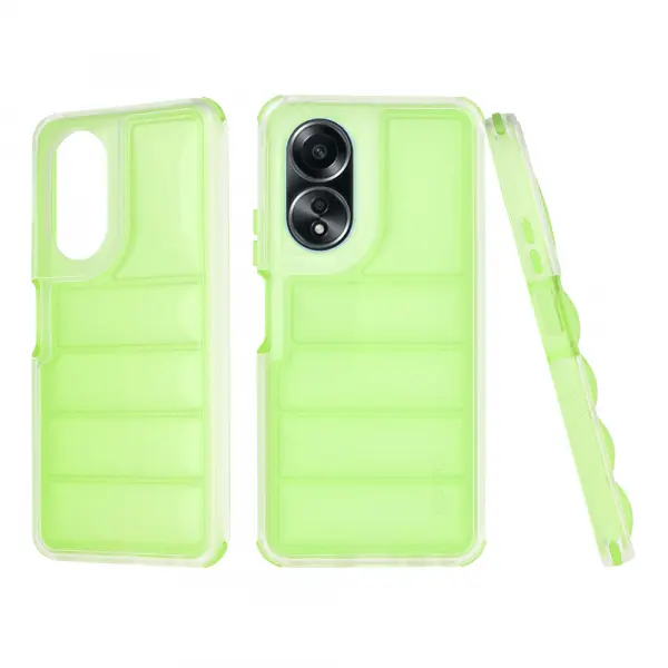 Husa pentru Oppo A58 4G, Techsuit, Wave Shield, Verde