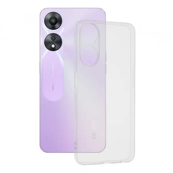 Husa pentru Oppo A58 5G / A78 5G, Techsuit, Clear, Transparenta