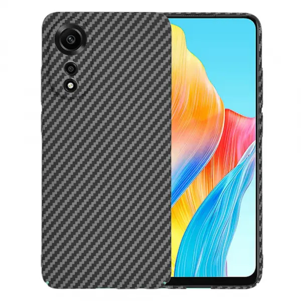 Husa pentru Oppo A78 4G, Techsuit, Carbonite FiberShell, Neagra