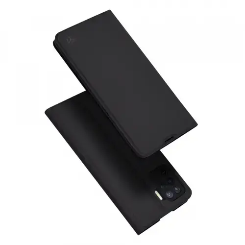 Husa pentru Oppo A94 / Reno5 Lite, Techsuit, Magskin Book, Neagra