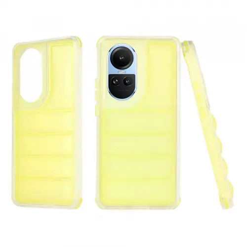 Husa pentru Oppo Reno10 / Reno10 Pro, Techsuit, Wave Shield, Galbena