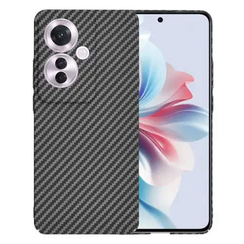 Husa pentru Oppo Reno11 F, Techsuit, Carbonite FiberShell, Neagra