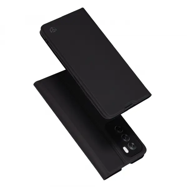 Husa pentru Oppo Reno12, Techsuit, Magskin Book, Neagra