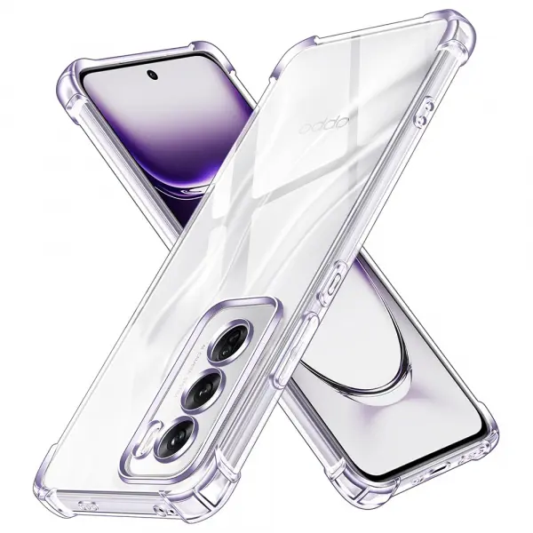 Husa pentru Oppo Reno12, Techsuit, Shockproof Clear, Transparenta