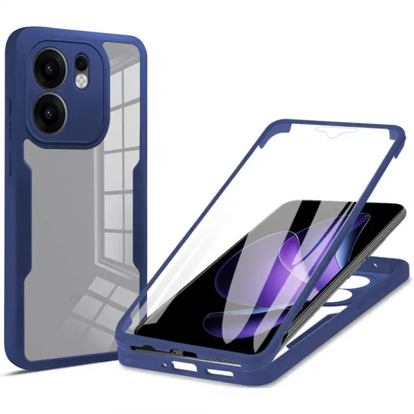 Husa pentru Oppo Reno13 FS 5G / Reno13 F 4G / Reno13 F, Techsuit, ColorVerse 360, Albastra