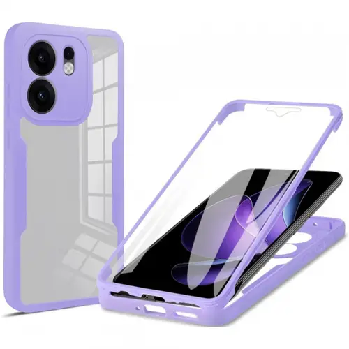 Husa pentru Oppo Reno13 FS 5G / Reno13 F 4G / Reno13 F, Techsuit, ColorVerse 360, Mov