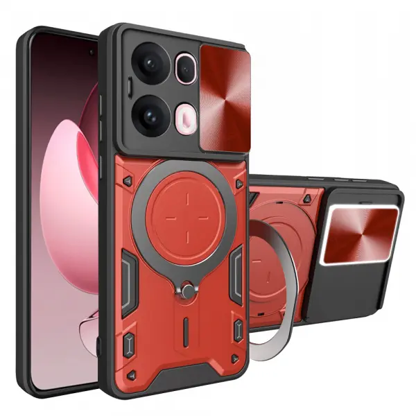 Husa pentru Oppo Reno13 Pro, Techsuit, CamGuard Pro, Rosie