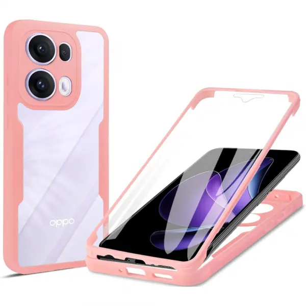 Husa pentru Oppo Reno13 Pro, Techsuit, ColorVerse 360, Roz