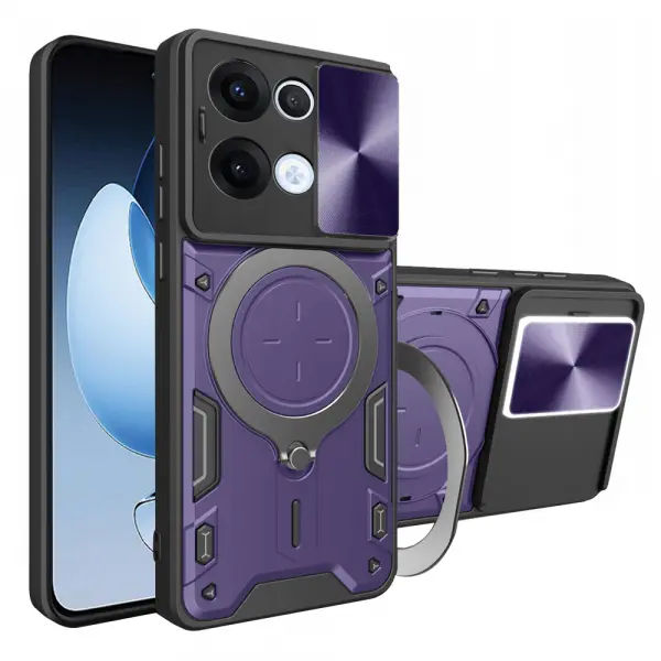 Husa pentru Oppo Reno13, Techsuit, CamGuard Pro, Mov