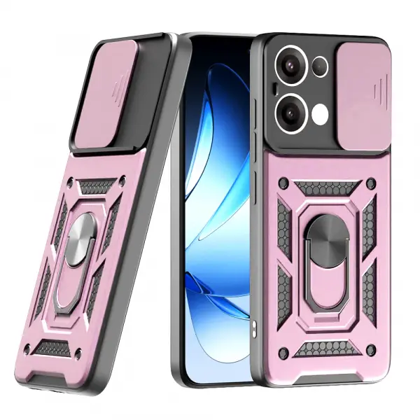 Husa pentru Oppo Reno13, Techsuit, CamShield, Roz