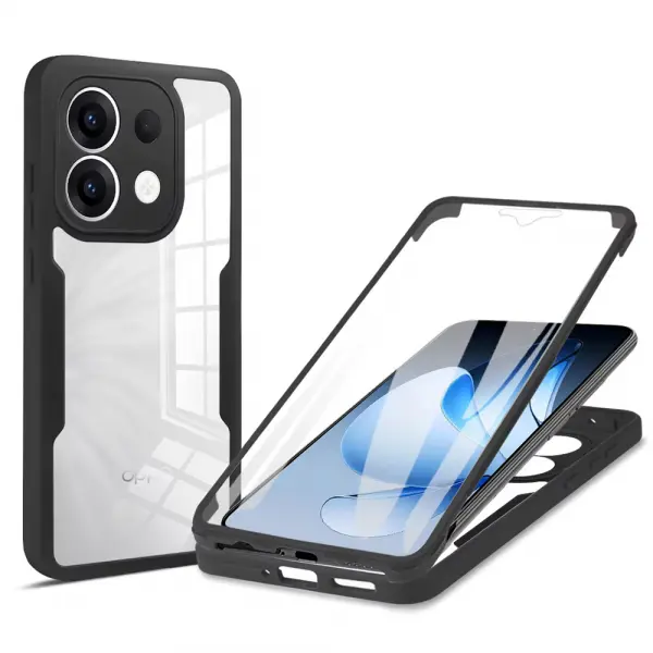 Husa pentru Oppo Reno13, Techsuit, ColorVerse 360, Neagra