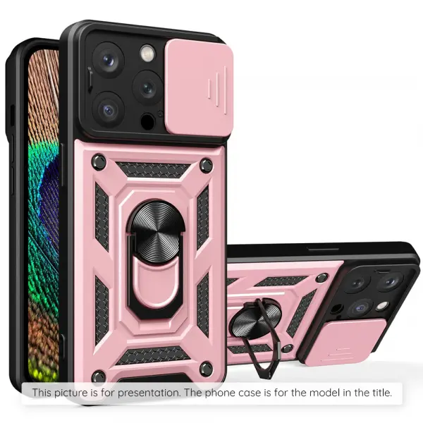 Husa pentru Oppo Reno14 FS 5G / Reno14 F, Techsuit, CamShield, Roz