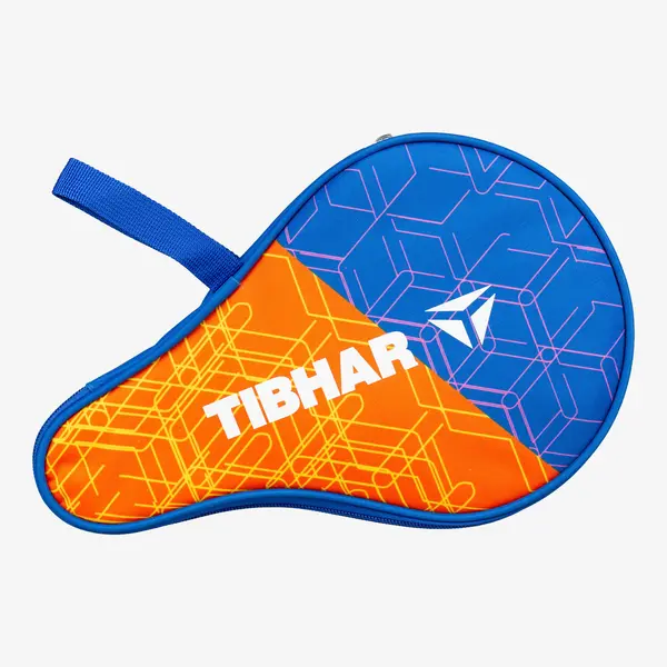 Husă pentru rachetă de tenis de masă Tibhar Square Portocaliu-Albastru