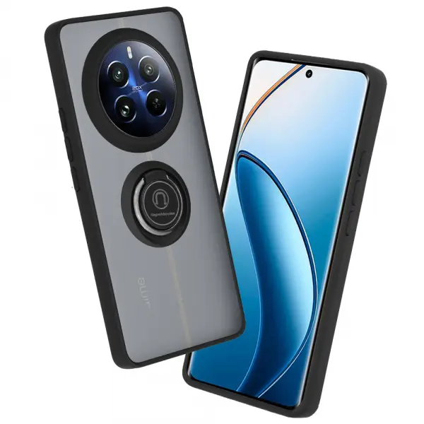 Husa pentru Realme 12 Pro / 12 Pro+, Techsuit, Glinth, Neagra