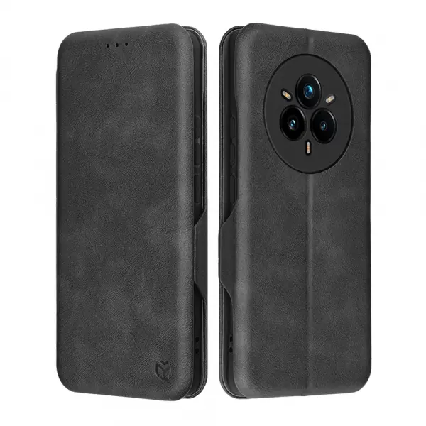 Husa pentru Realme 14 Pro+, Techsuit, Safe Wallet Plus, Neagra