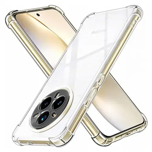 Husa pentru Realme 14 Pro+, Techsuit, Shockproof Clear, Transparenta