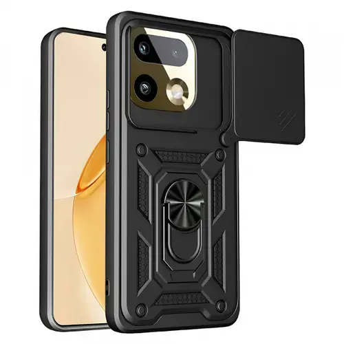 Husa pentru Realme 16 Pro+, Techsuit, CamShield, Negru