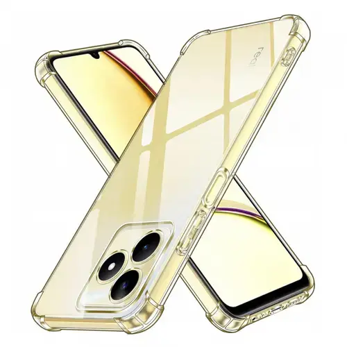 Husa pentru Realme Note 50 / C51, Techsuit, Shockproof Clear, Transparenta