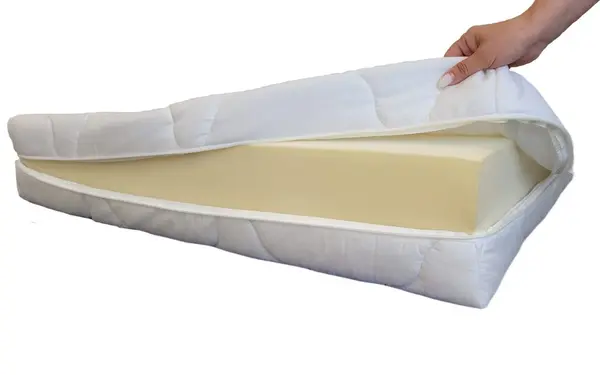 Husa pentru saltea Somnart din bumbac, matlasata, lavabila cu fermoar 4 laturi 140 x 200 x 16 cm