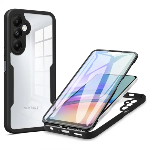Husa pentru Samsung Galaxy A05s A057, Techsuit, ColorVerse 360, Neagra