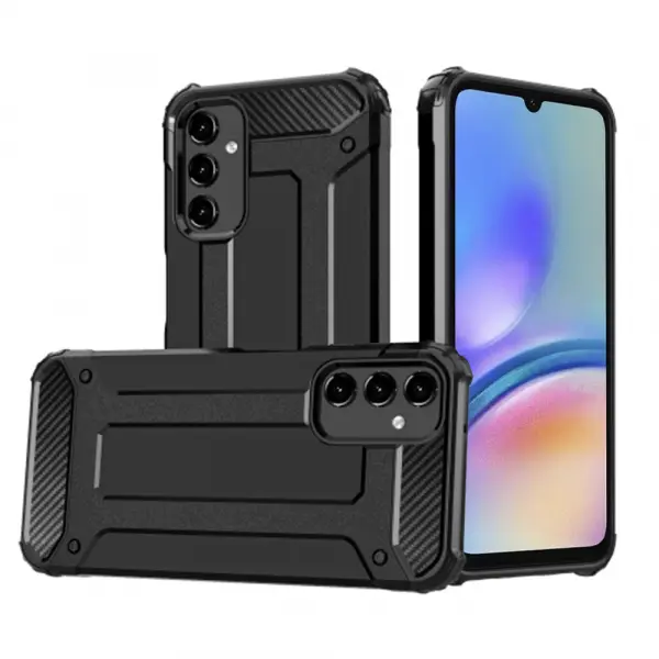 Husa pentru Samsung Galaxy A05s A057, Techsuit, Hybrid Armor, Neagra