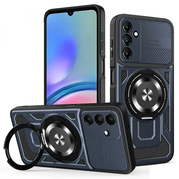 Husa pentru Samsung Galaxy A05s A057, Techsuit, RuggedCam, Albastra