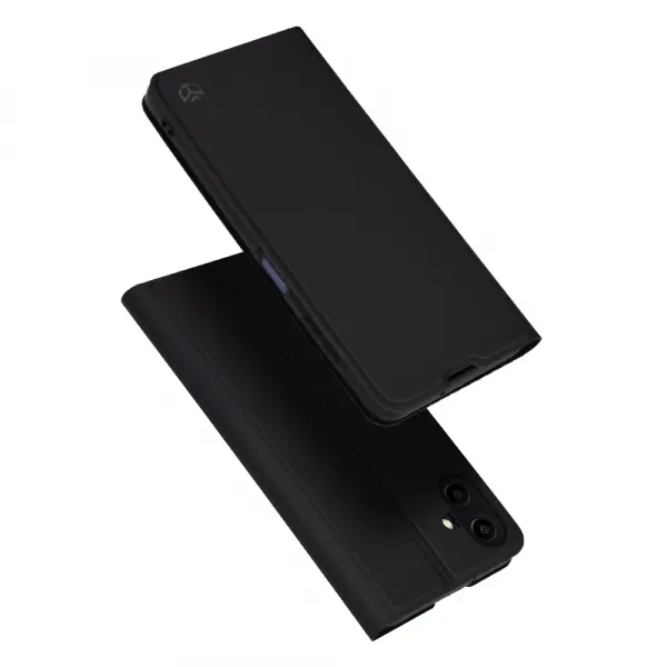 Husa pentru Samsung Galaxy A06 A065, Techsuit, Magskin Book, Neagra