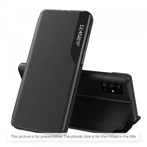 Husa pentru Samsung Galaxy A07 4G A075, Techsuit, eFold, Neagra